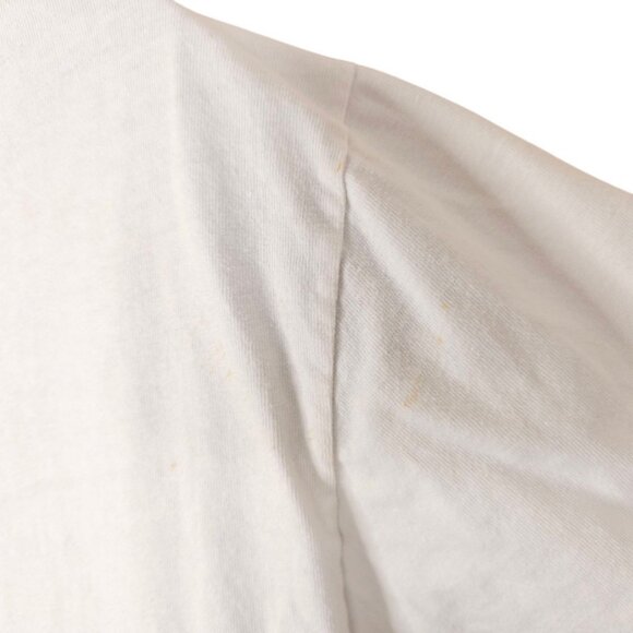 Vintage Salvador Dairy T Shirt Mens Size Large White 80s Dali Cow Made In USA - Picture 7 of 11